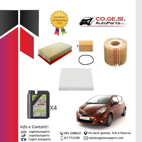 Kit tagliando toyota - yaris, p13