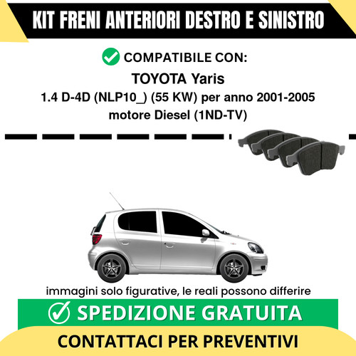 Pastiglie freno anteriori - anteriori, per