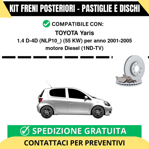 Kit freni posteriori per - freni,