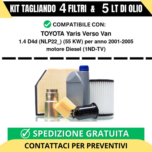 Tagliando per toyota - tagliando, yaris